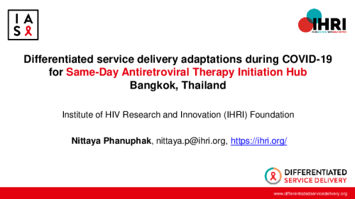 3.SlideDeck_DSD adaptations during COVID-19 for SDART IHRI_Thailand