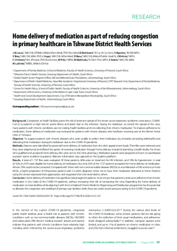 Louw-2020-Home-delivery-of-medication-as-part-of-reducing-congestion-in-PHC-in-Tshwane-SA-J-PH