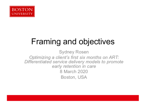 Optimizing a client’s first six months on ART_Sydney Rosen
