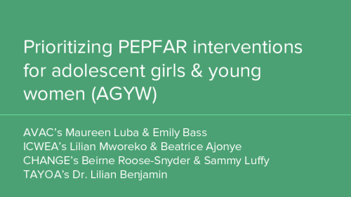 PEPFARWatch AGYW Presentation_COP21 (1)