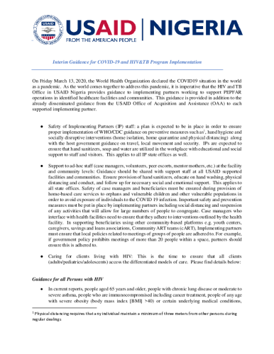 USAID_Nigeria_Interim-COVID_19-Guidance-for-HIV_TB-Program-Implementation